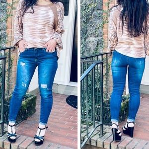 Fabulous Distressed Skinny Jeans